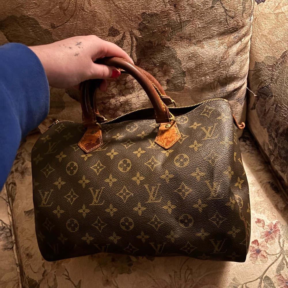 Louis Vuitton Brown Monogram Speedy 30 Bag